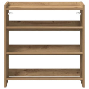 vidaXL Shoe Rack Artisan Oak 60x25x62 cm Engineered Wood