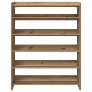 vidaXL Shoe Rack Artisan Oak 80x25x100 cm Engineered Wood