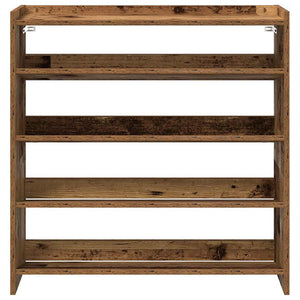 vidaXL Shoe Rack Old Wood 80x25x81 cm Engineered Wood