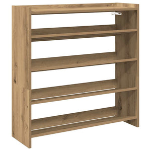 vidaXL Shoe Rack Artisan Oak 80x25x81 cm Engineered Wood