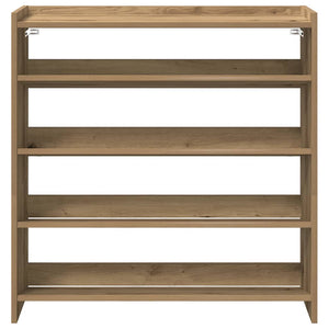 vidaXL Shoe Rack Artisan Oak 80x25x81 cm Engineered Wood