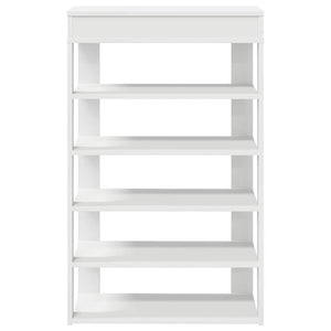 vidaXL Shoe Rack White 60x30x98 cm Engineered Wood