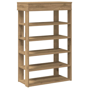 vidaXL Shoe Rack Artisan Oak 60x30x98 cm Engineered Wood