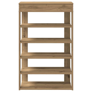 vidaXL Shoe Rack Artisan Oak 60x30x98 cm Engineered Wood