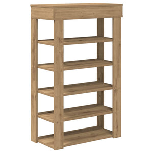 vidaXL Shoe Rack Artisan Oak 60x30x98 cm Engineered Wood