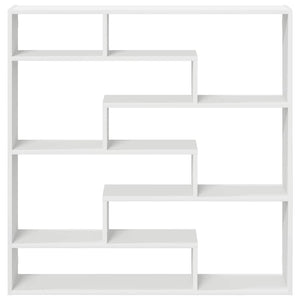 vidaXL Wall Cube Shelf 7 Compartments White Engineered Wood