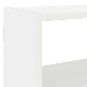 vidaXL Wall Cube Shelf 7 Compartments White Engineered Wood