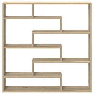 vidaXL Wall Cube Shelf 7 Compartments Sonoma Oak Engineered Wood