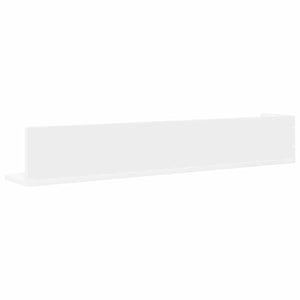 vidaXL Wall Shelves 2 pcs White 100x16.5x16.5 cm Engineered Wood