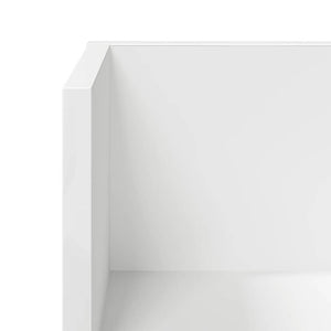 vidaXL Wall Shelves 2 pcs White 100x16.5x16.5 cm Engineered Wood