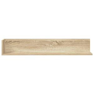 vidaXL Wall Shelves 2 pcs Sonoma Oak 100x16.5x16.5 cm Engineered Wood