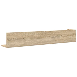 vidaXL Wall Shelves 2 pcs Sonoma Oak 100x16.5x16.5 cm Engineered Wood