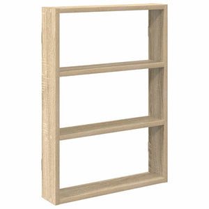 vidaXL Wall Shelf Sonoma Oak 43x9x60 cm Engineered Wood