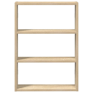 vidaXL Wall Shelf Sonoma Oak 43x9x60 cm Engineered Wood