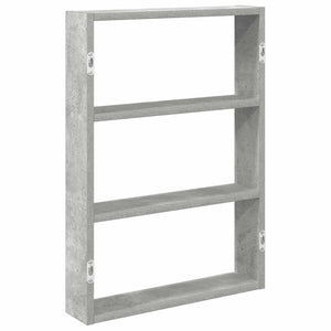 vidaXL Wall Shelf Concrete Grey 43x9x60 cm Engineered Wood