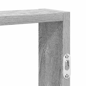 vidaXL Wall Shelf Grey Sonoma 43x9x60 cm Engineered Wood