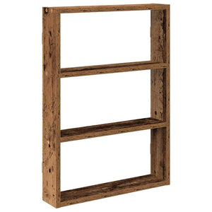 vidaXL Wall Shelf Old Wood 43x9x60 cm Engineered Wood