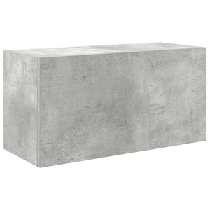 vidaXL Bathroom Wall Cabinet Concrete Grey 60x25x30 cm Engineered Wood