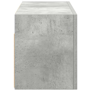 vidaXL Bathroom Wall Cabinet Concrete Grey 60x25x30 cm Engineered Wood