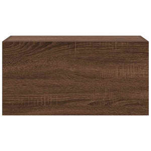 vidaXL Bathroom Wall Cabinet Brown Oak 60x25x30 cm Engineered Wood