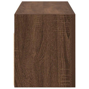 vidaXL Bathroom Wall Cabinet Brown Oak 60x25x30 cm Engineered Wood