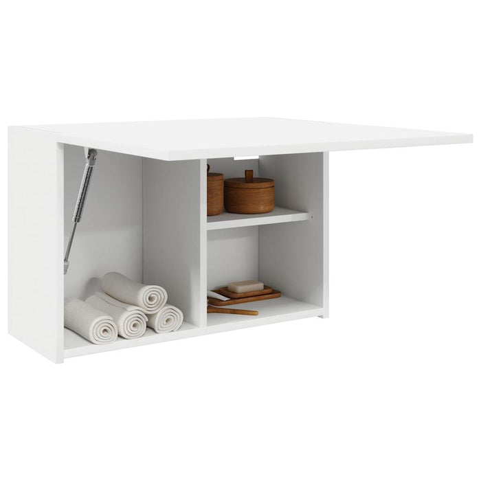 vidaXL Bathroom Wall Cabinet White 60x25x40 cm Engineered Wood