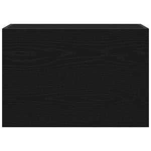 vidaXL Bathroom Wall Cabinet Black 60x25x40 cm Engineered Wood