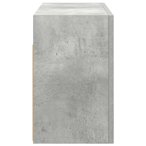 vidaXL Bathroom Wall Cabinet Concrete Grey 60x25x40 cm Engineered Wood