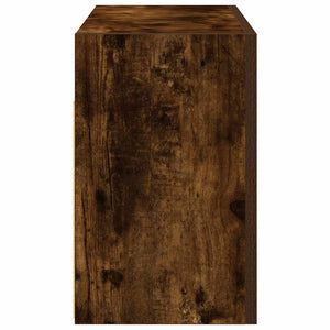 vidaXL Bathroom Wall Cabinet Smoked Oak 60x25x40 cm Engineered Wood