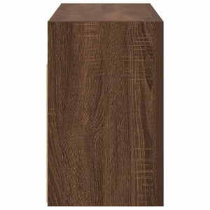 vidaXL Bathroom Wall Cabinet Brown Oak 60x25x40 cm Engineered Wood