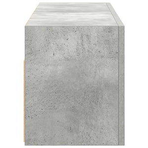 vidaXL Bathroom Wall Cabinet Concrete Grey 80x25x30 cm Engineered Wood