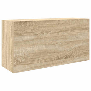 vidaXL Bathroom Wall Cabinet Sonoma Oak 80x25x40 cm Engineered Wood