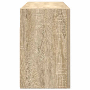 vidaXL Bathroom Wall Cabinet Sonoma Oak 80x25x40 cm Engineered Wood