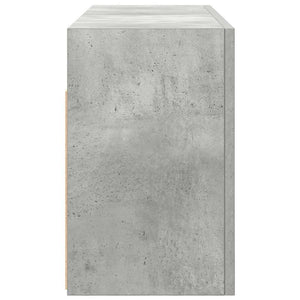 vidaXL Bathroom Wall Cabinet Concrete Grey 80x25x40 cm Engineered Wood