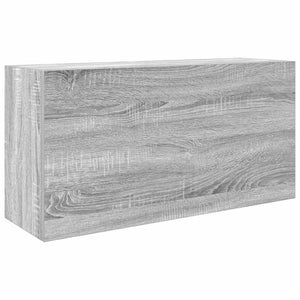 vidaXL Bathroom Wall Cabinet Grey Sonoma 80x25x40 cm Engineered Wood