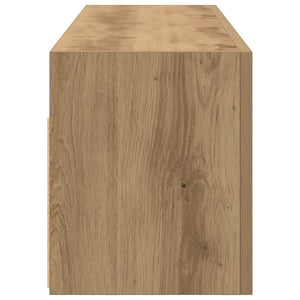 vidaXL Bathroom Wall Cabinet Artisan Oak 100x25x30 cm Engineered Wood