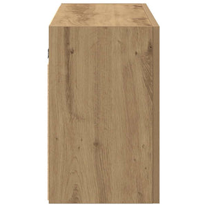 vidaXL Bathroom Wall Cabinet Artisan Oak 100x25x40 cm Engineered Wood