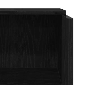 vidaXL Reception Desk Black 55x50x103.5 cm Engineered Wood