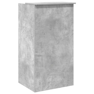 vidaXL Reception Desk Concrete Grey 55x50x103.5 cm Engineered Wood