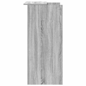 vidaXL Reception Desk Grey Sonoma 55x50x103.5 cm Engineered Wood