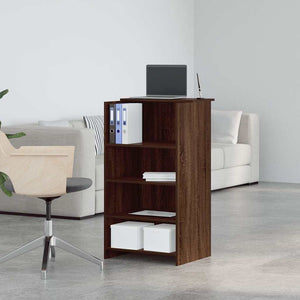 vidaXL Reception Desk Brown Oak 55x50x103.5 cm Engineered Wood