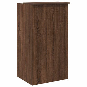 vidaXL Reception Desk Brown Oak 55x50x103.5 cm Engineered Wood