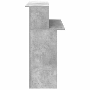 vidaXL Reception Desk Concrete Grey 100x50x103.5 cm Engineered Wood