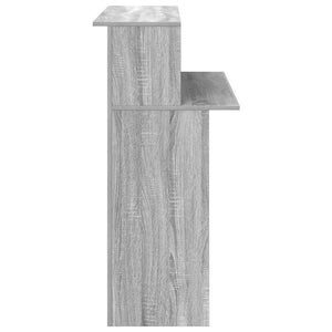 vidaXL Reception Desk Grey Sonoma 100x50x103.5 cm Engineered Wood