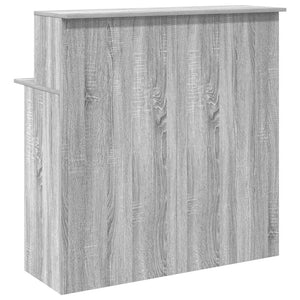 vidaXL Reception Desk Grey Sonoma 100x50x103.5 cm Engineered Wood