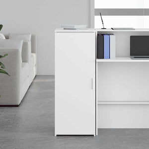 vidaXL Storage Cabinet White 40x45x103.5 cm Engineered Wood