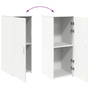 vidaXL Storage Cabinet White 40x45x103.5 cm Engineered Wood