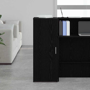 vidaXL Storage Cabinet Black 40x45x103.5 cm Engineered Wood