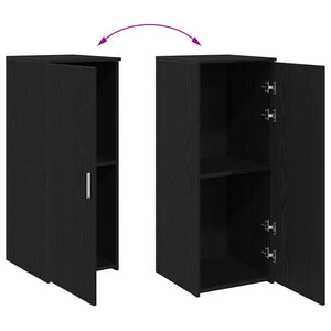 vidaXL Storage Cabinet Black 40x45x103.5 cm Engineered Wood