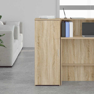 vidaXL Storage Cabinet Sonoma Oak 40x45x103.5 cm Engineered Wood